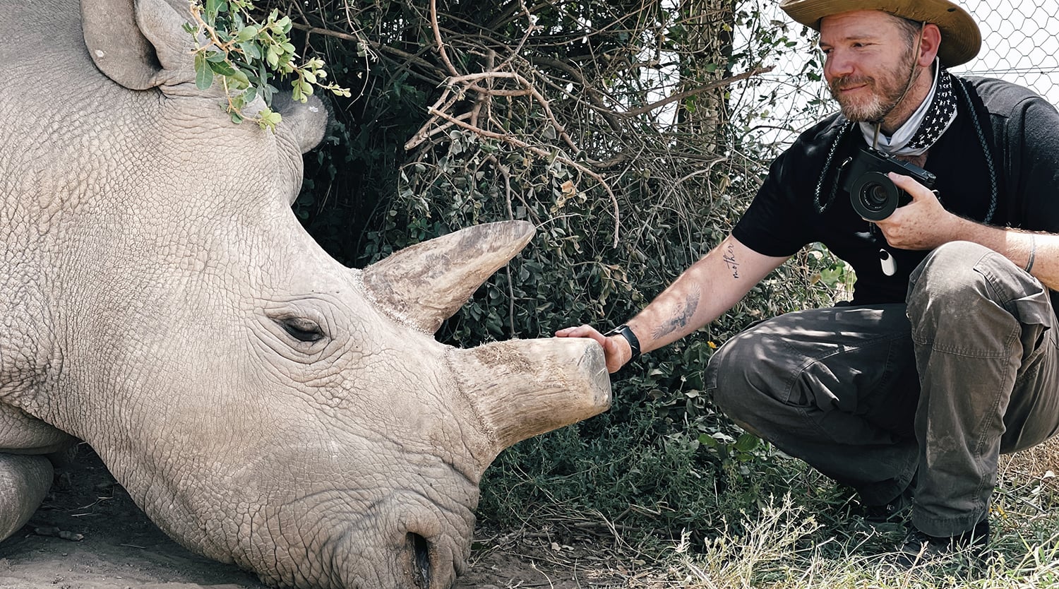 Justin Rott Now Justin Mott - Helping Rhinos : Helping Rhinos